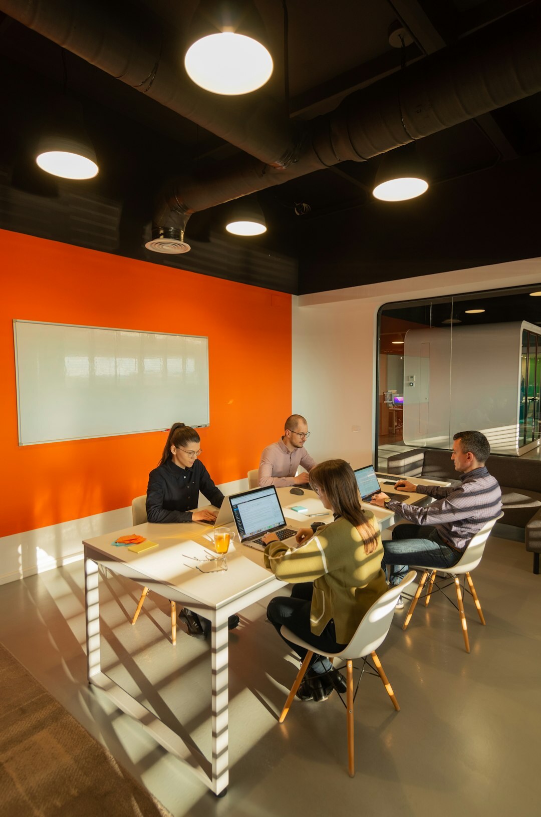 team meeting in conference room