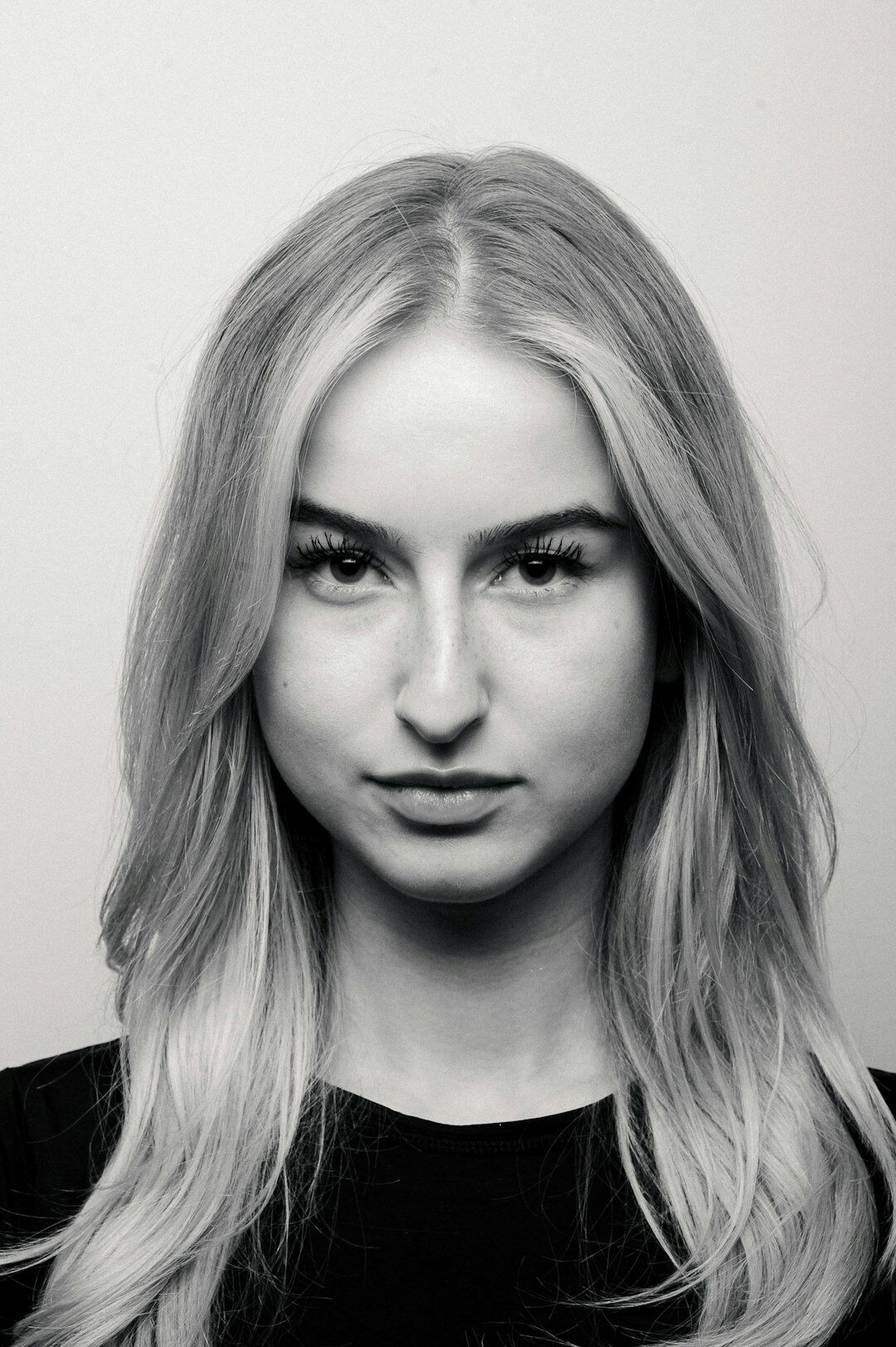 Studio portrait of a young Danish woman customer success manager