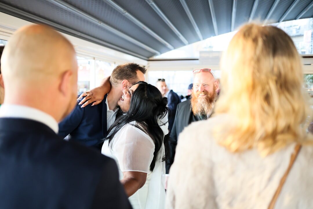 business people networking at event